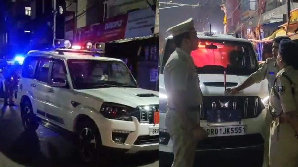Police Officers Hit Patna Streets Late at Night Zonal IG and SSP Surprise Check Patrol Issue Strict Directives