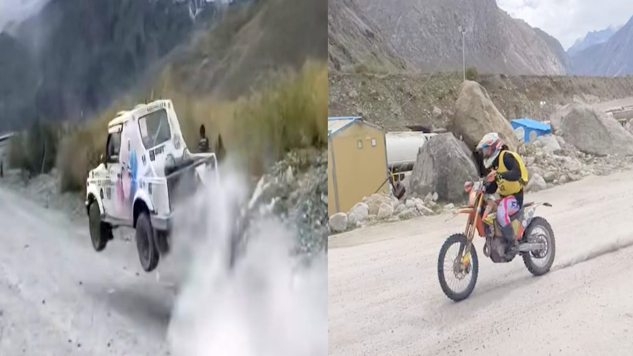 Rally of Himalayas: Rajiv Yadav retains lead; technical glitch forces Lakpa Tshering to withdraw.