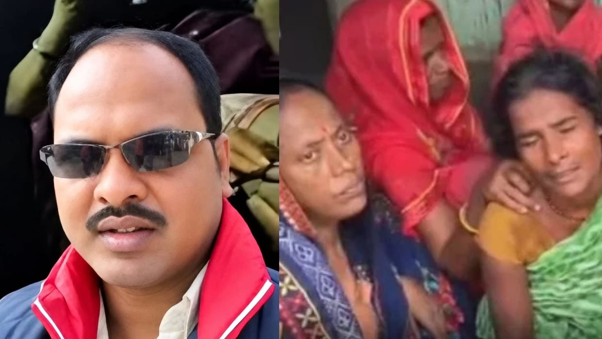 Shopkeeper throat slit in Samastipur Youth arrives at shop on pretext of buying, flees after the crime