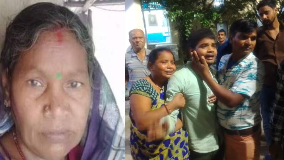 श्यामपता की फाइल फोटो, बिलखते परिजन।