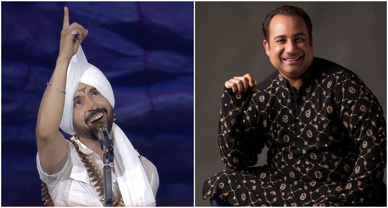 Rahat Fateh Ali Khan prase Diljit Dosanjh for sing Sanson Ki Mala as tribute to Nusrat Fateh Ali Khan