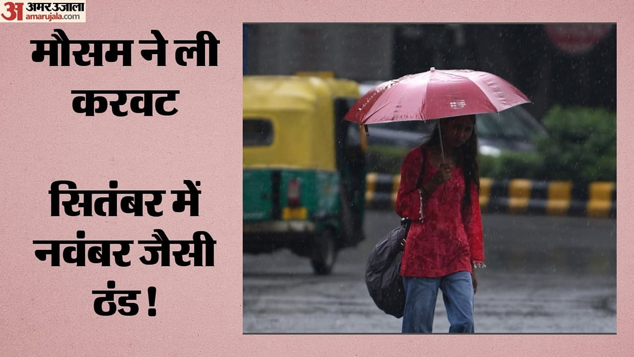 Delhi-NCR Weather: Rain and Dark Clouds, Temperature Drop IMD Alert Rainfall Delhi Noida