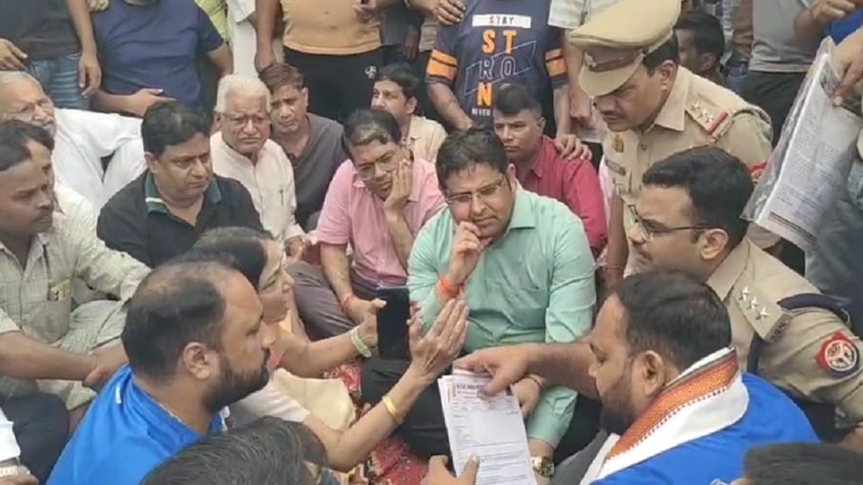 Mischievous elements damaged the statue of Dr. Bhimrao Ambedkar in Ghaziabad