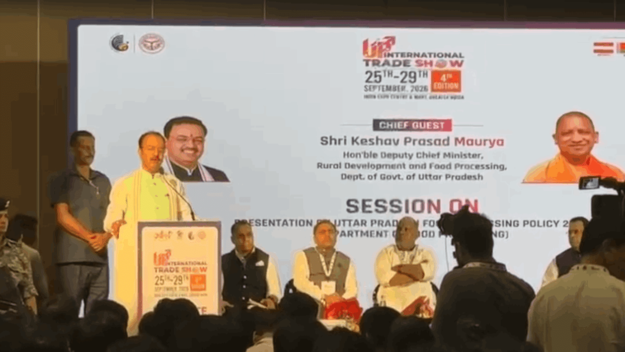 UP International Trade Show Deputy CM Maurya Emphasizes Self-Reliance
