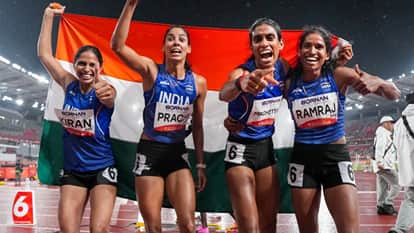 Asian Games 2026 Athletics Winner Result Women's and Men's relay team to Women's High jump, Men's 5000 meter