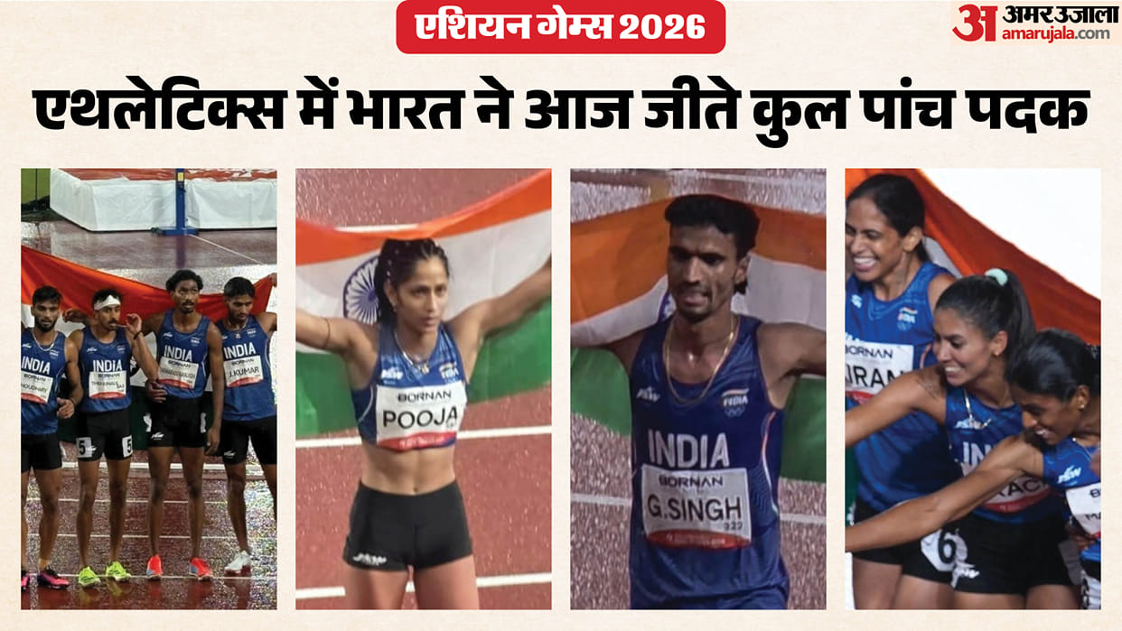 Asian Games 2026 Athletics Winner Result Women's and Men's relay team to Women's High jump, Men's 5000 meter