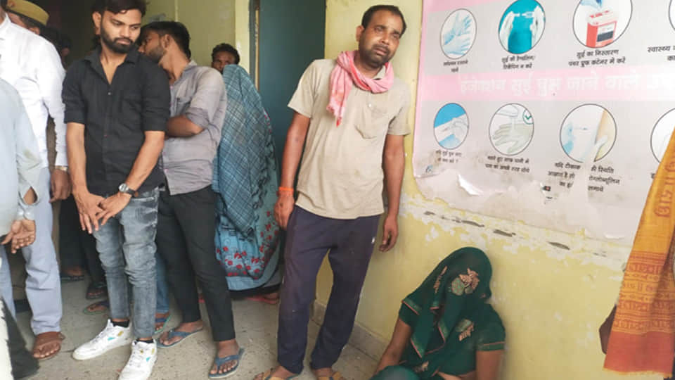 Two young children drown in an illegally dug pit; families devastated