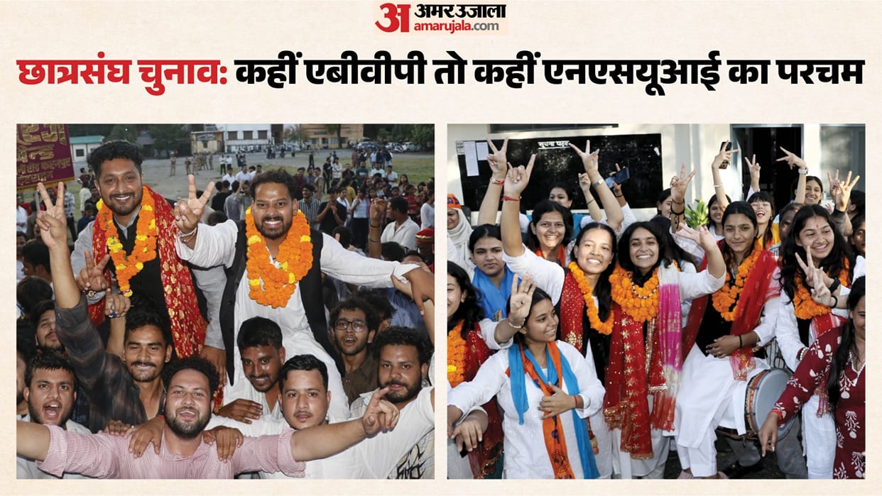 Dehradun Student Union Elections Result ABVP at DAV and MKP NSUI secures control of DBS