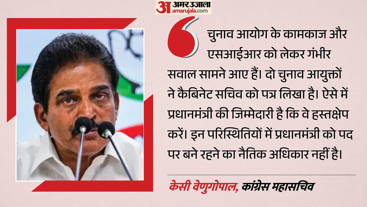 KC Venugopal Targets PM Modi Over ECI Row, Congress Announces Nationwide Peaceful Protests