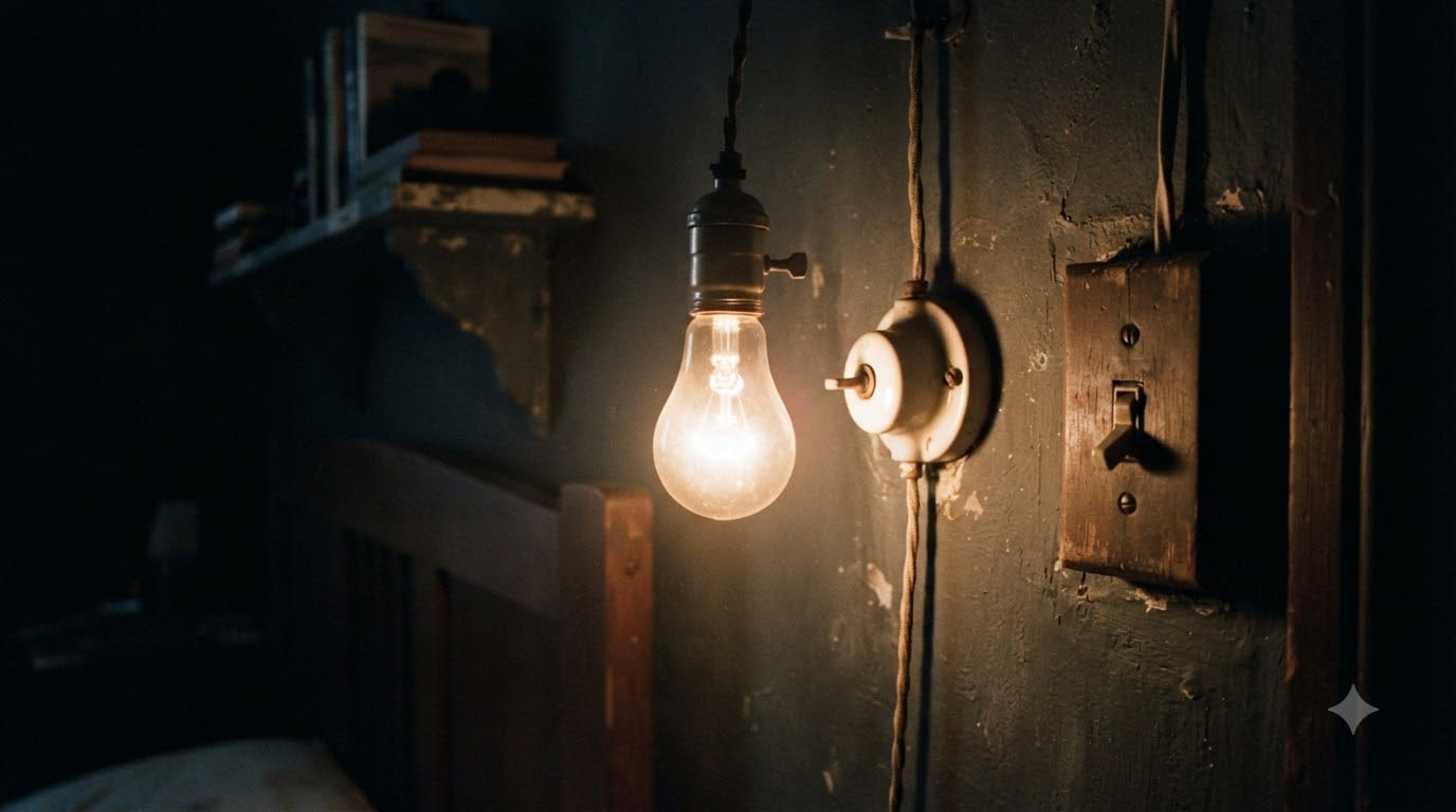 Why Does a Bulb Glow Slightly Even After Switching It Off