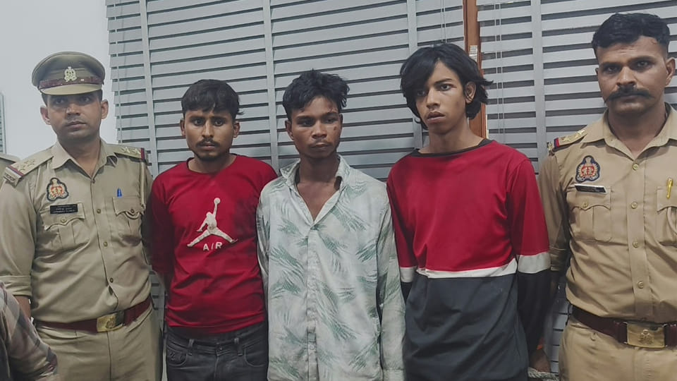 Three miscreants barged into a factory, robbed a watchman couple after leaving them critically injured
