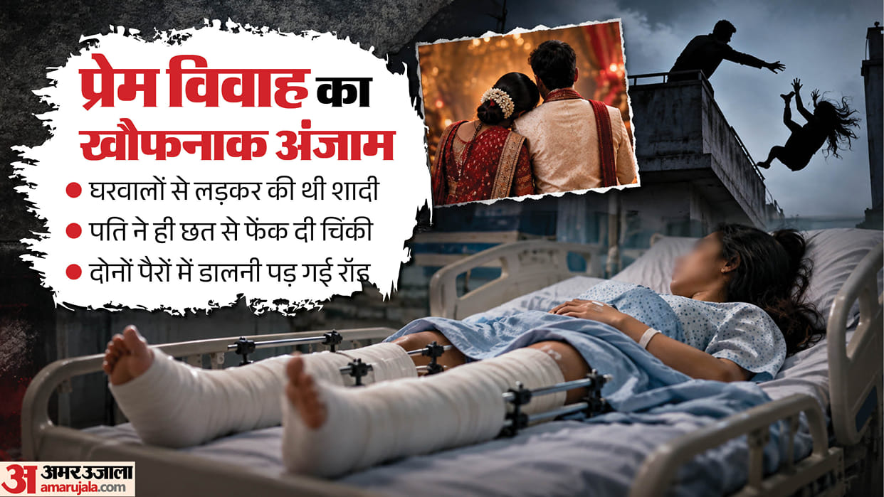 Woman Thrown From Roof Over Dowry After Love Marriage Both Legs Fractured