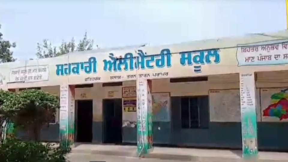 Children made to carry bricks at school in Tarn Taran  probe demanded.