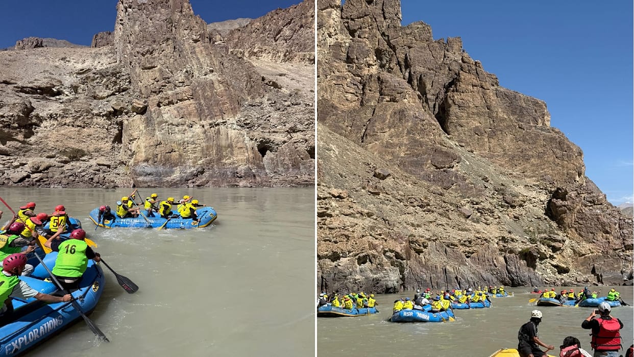 Ladakh Festival 2026 Rafting competition adds thrill