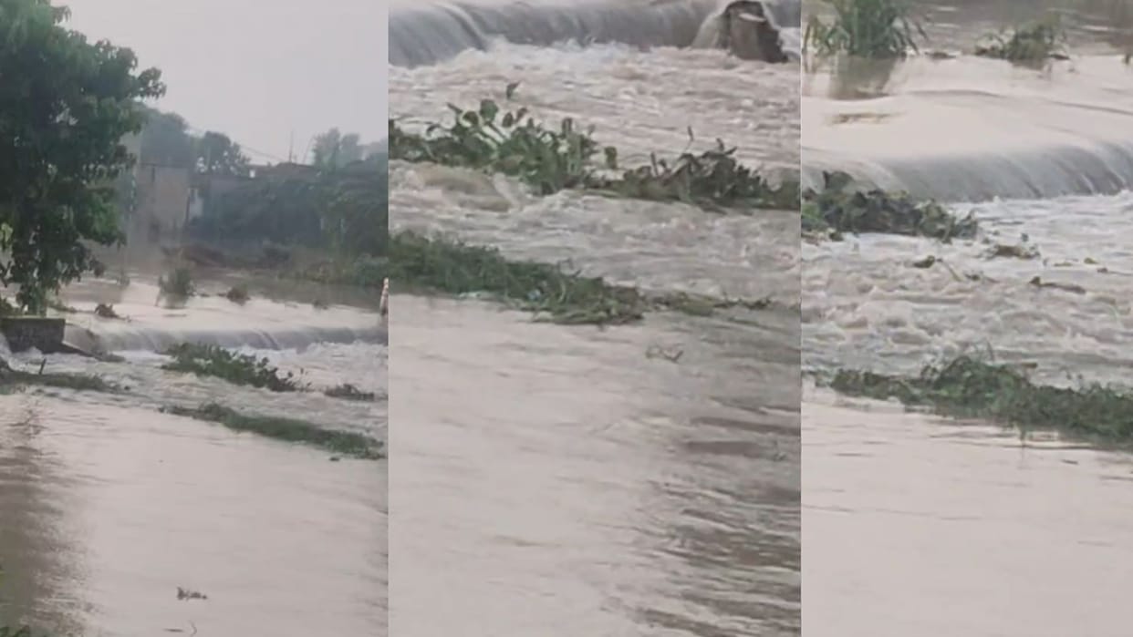 Gandak River Wrath in Bihar Ring Dam Breaches at 3 AM Floodwaters Submerge Over Three Dozen Villages