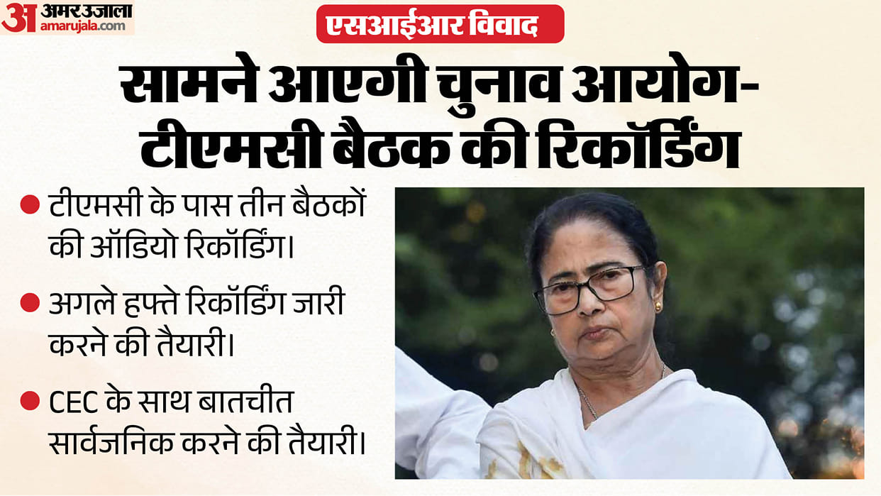 SIR Controversy: TMC to release audio recordings of the meeting with the CEC