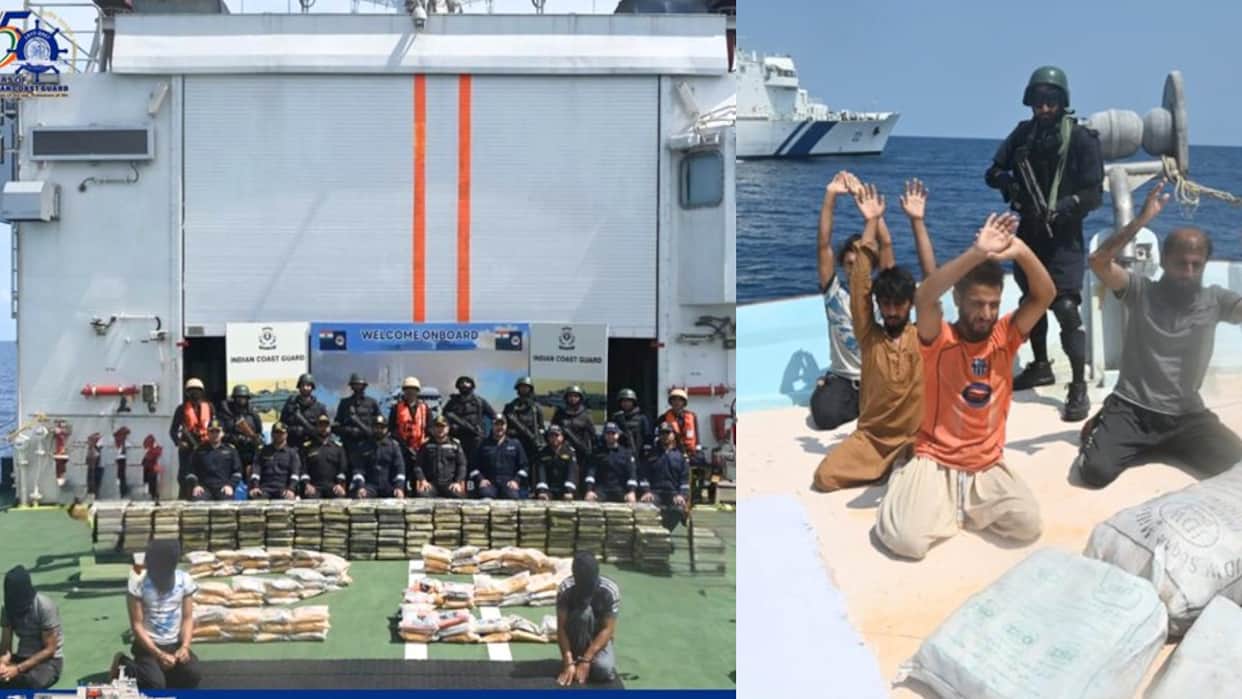 Rs 3,000 crore drugs seized from Iranian boat near Lakshadweep; 5 Pak nationals detained