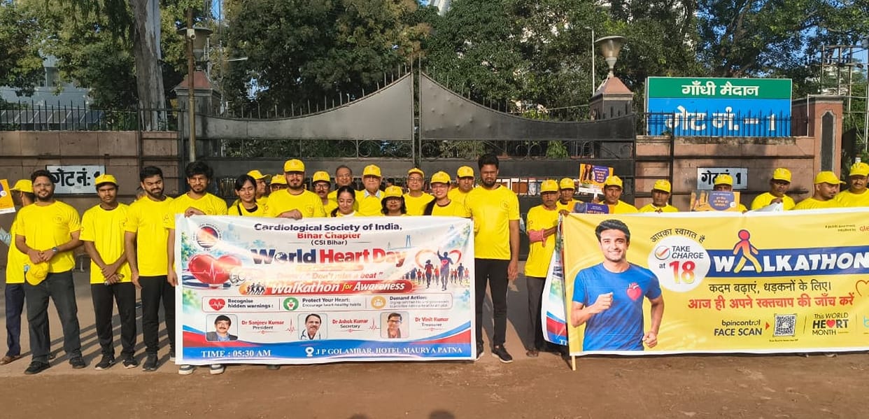 World Heart Day: Doctors Hold Awareness Run in Patna, Stress Importance of Golden Hour