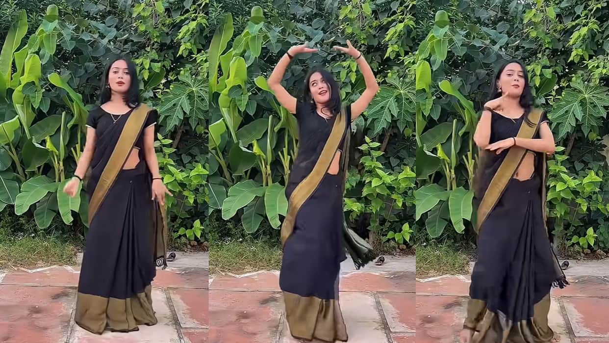 girl dance on jadu ki jhappi song sRamaiya Vastavaiya ladki ka dance video
