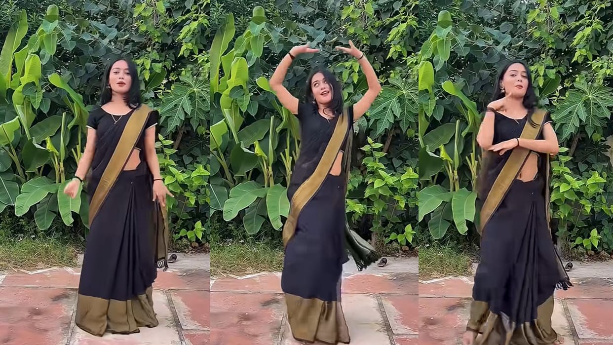 girl dance on jadu ki jhappi song sRamaiya Vastavaiya ladki ka dance video