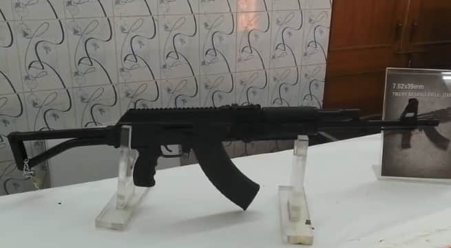 Kanpur AWEIL exhibition in Armapur showcases prowess of indigenous weapons visitors look at defense products