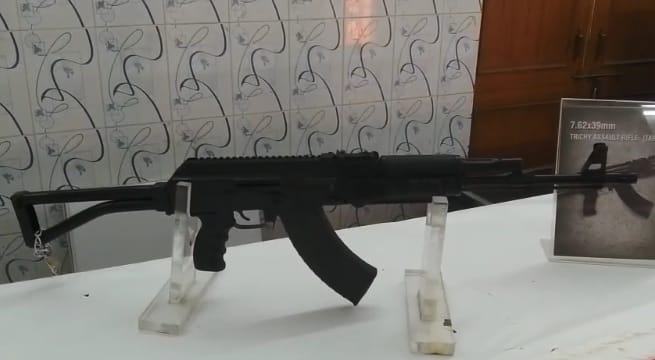 Kanpur AWEIL exhibition in Armapur showcases prowess of indigenous weapons visitors look at defense products