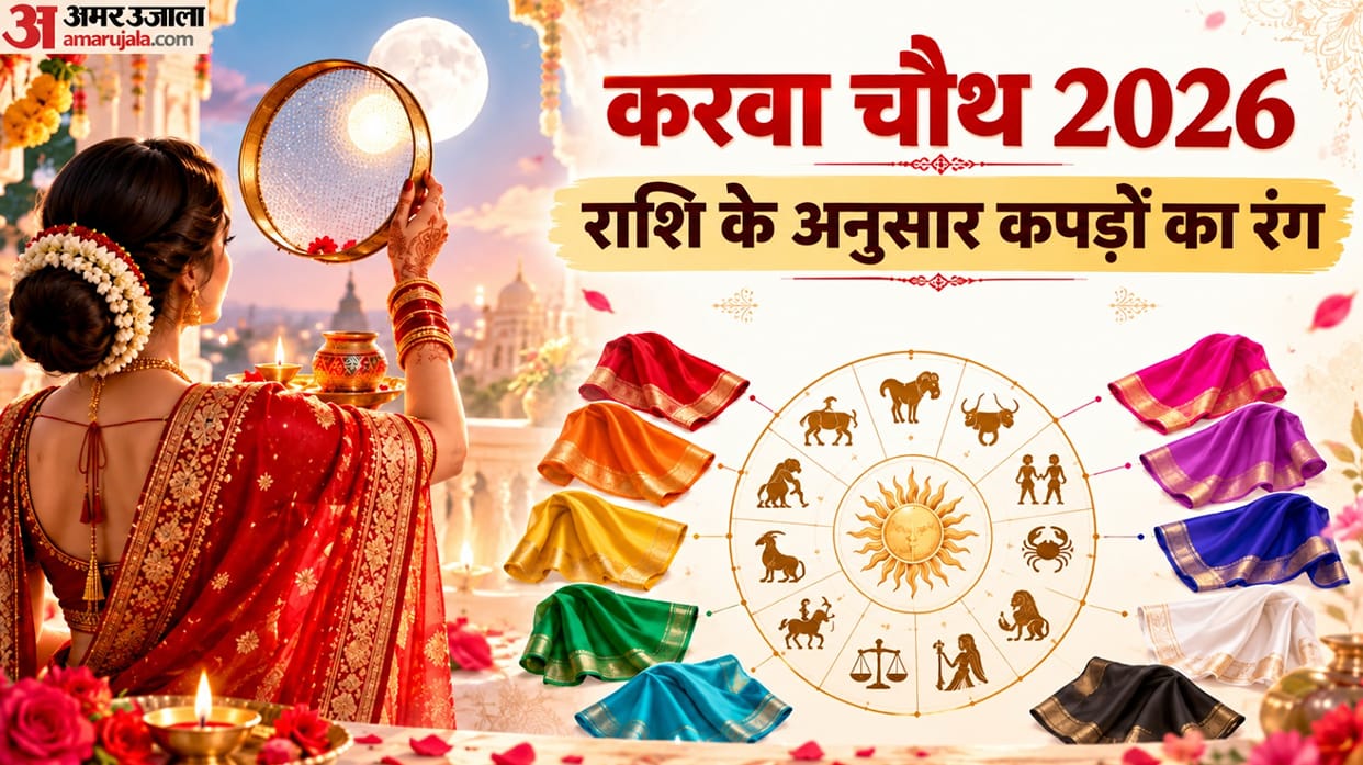 kab hai Karwa Chauth 2026 date and cloths colour according to zodiac sign