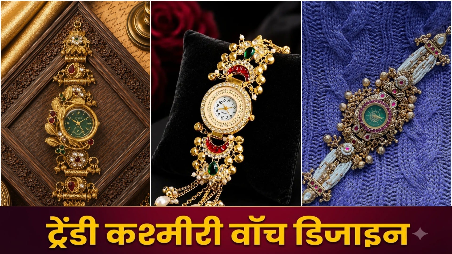 कश्मीरी वाॅच डिजाइन