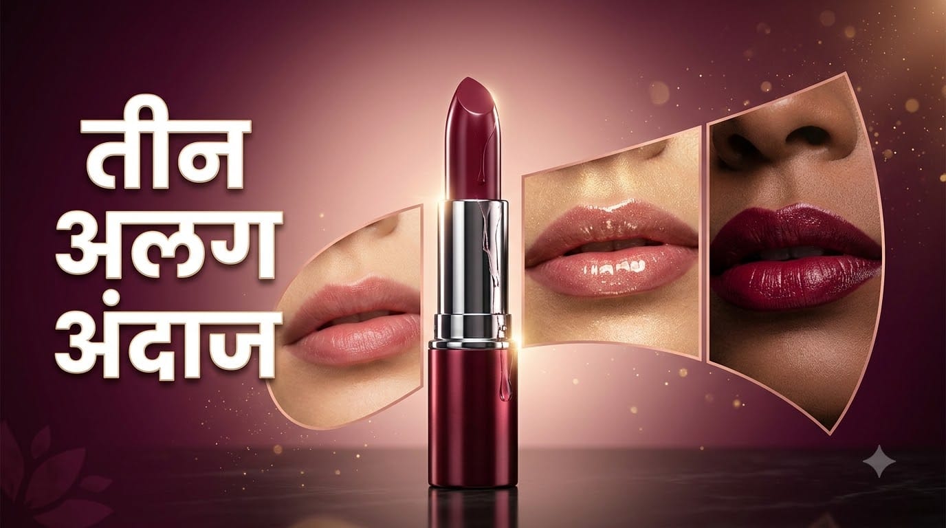 How to Create 3 Different Festive Looks Using Just One Lipstick Makeup Hacks
