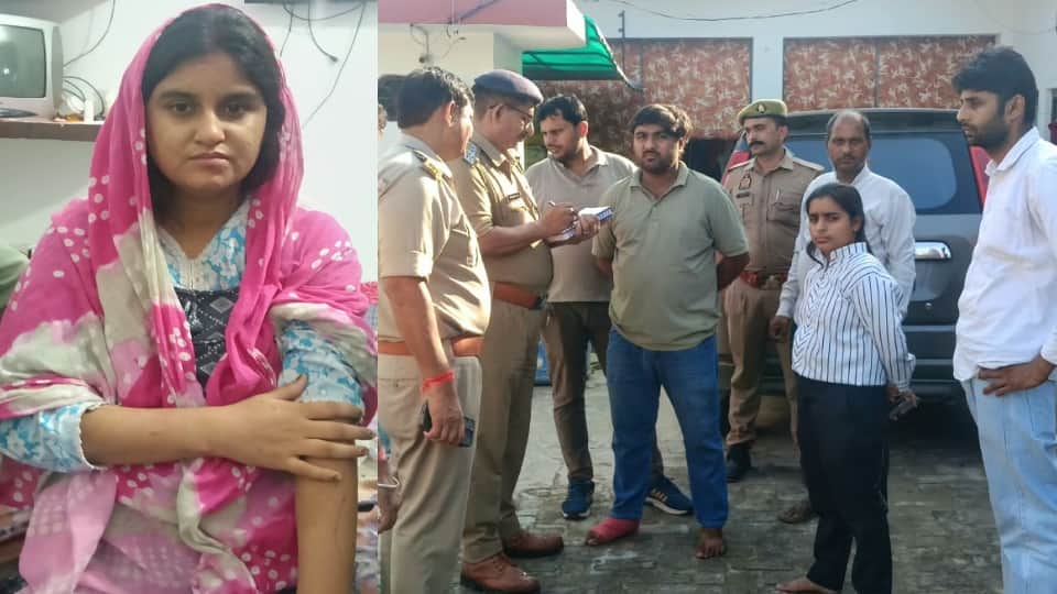 Meerut: Two miscreants held a pregnant woman hostage, beat her, and robbed her in Kharkhoda