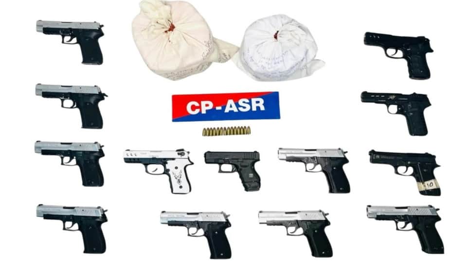Five ISI-linked accused arrested in Amritsar 13 pistols and heroin seized