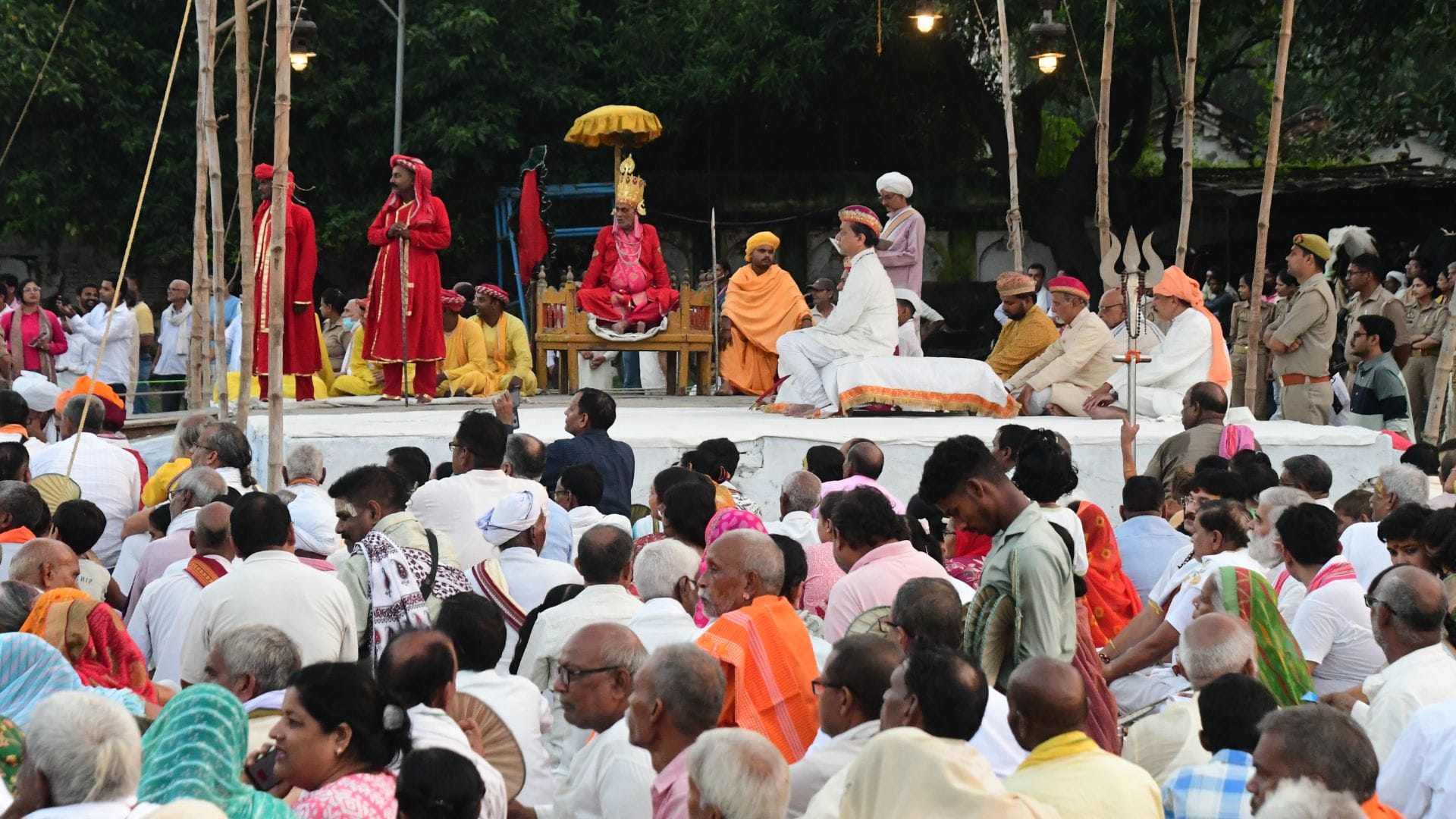 Shiva-Dhanush broken and wedding of Sita and Ram took place at Ramnagar Ramlila at Varanasi