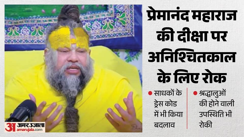 sant premanand halt final initiation after disciple death and attire of disciples also changed
