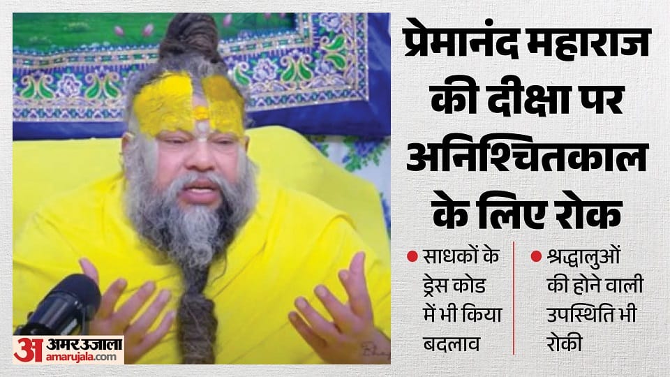 sant premanand halt final initiation after disciple death and attire of disciples also changed