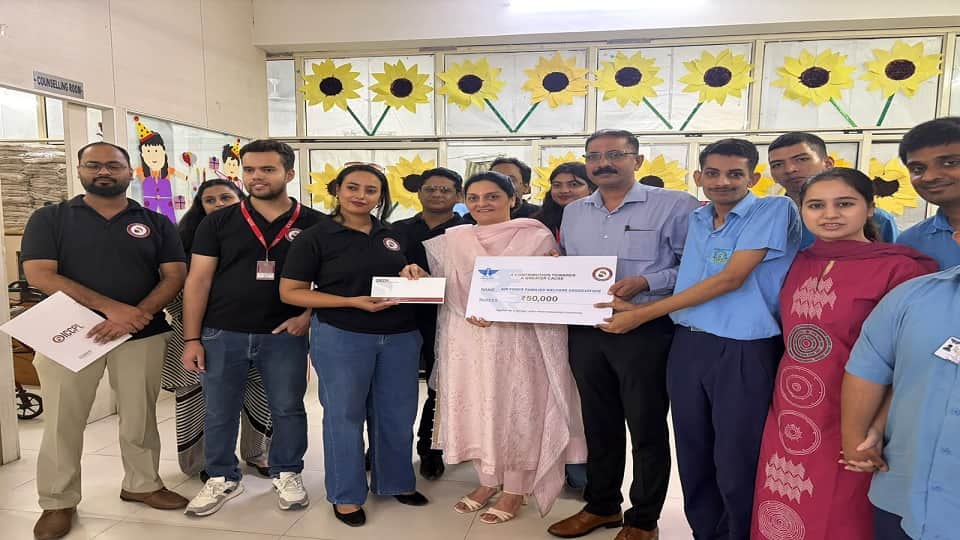 Financial support for talents of special-needs children assistance provided to Ummeed Vocational Training Cent