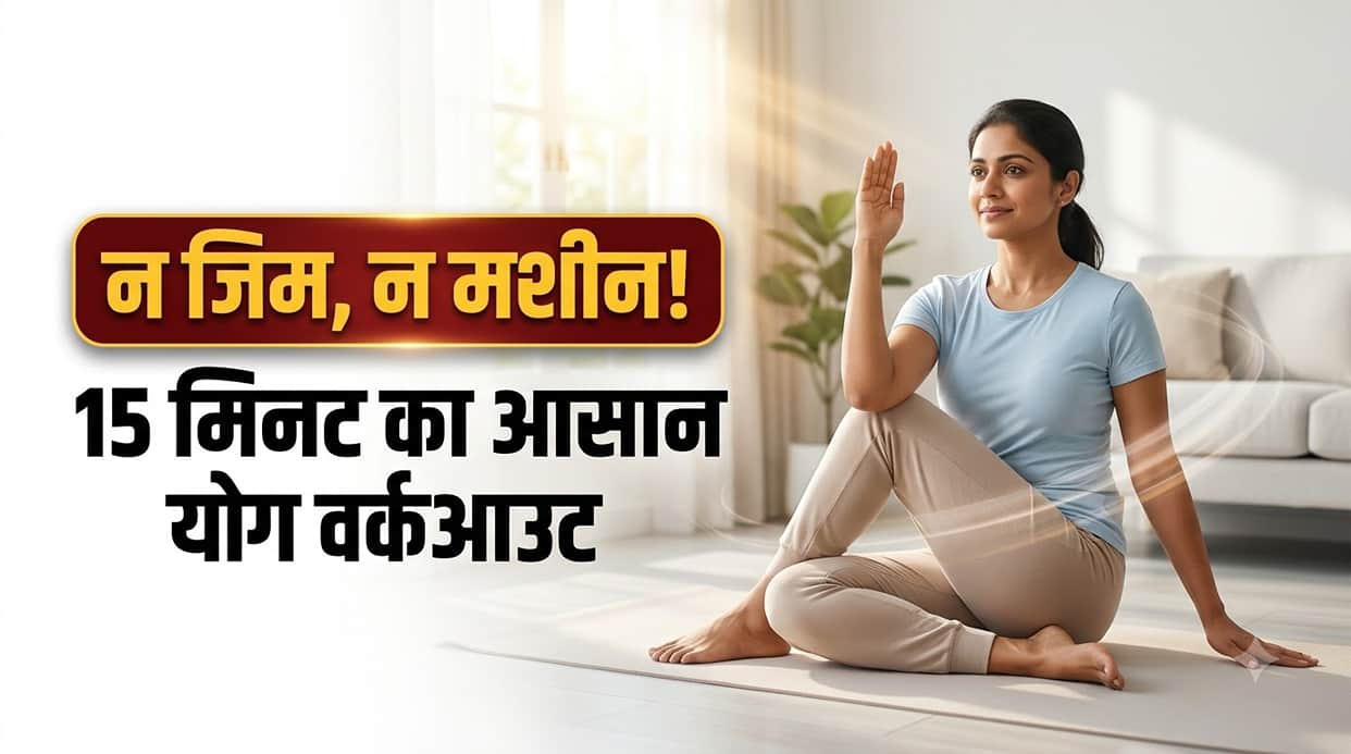 15-Minute Yoga Workout at Home: No Equipment Needed for This Easy Routine