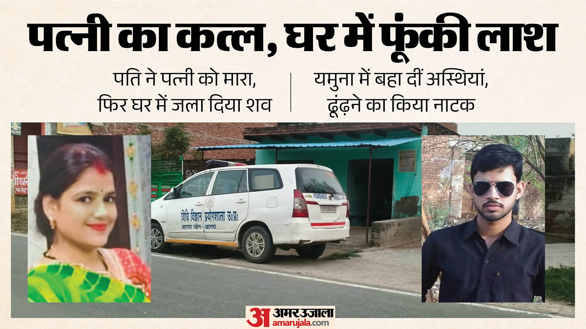 यूपी में पत्नी का कत्ल कर जला दी लाश: यमुना में बहा दीं अस्थियां, कई बार देखी थी दृश्यम मूवी, फिर किया ये नाटक