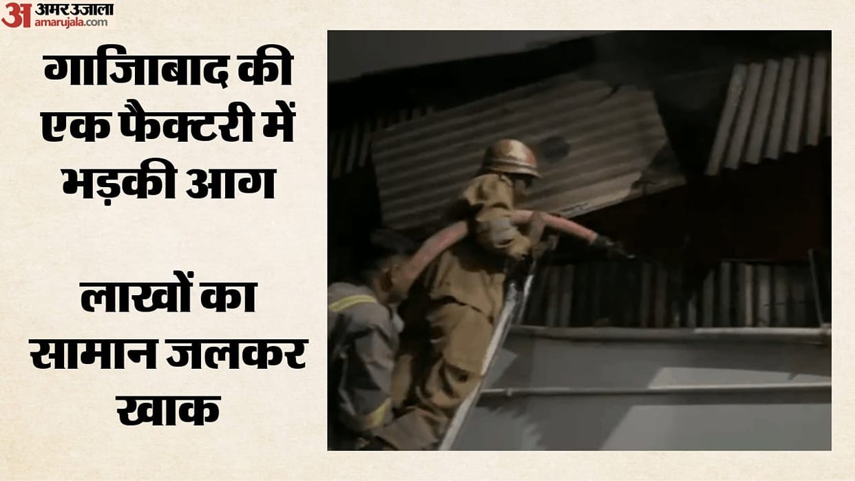 massive fire broke out late at night at factory in Bulandshahr Road Industrial Area