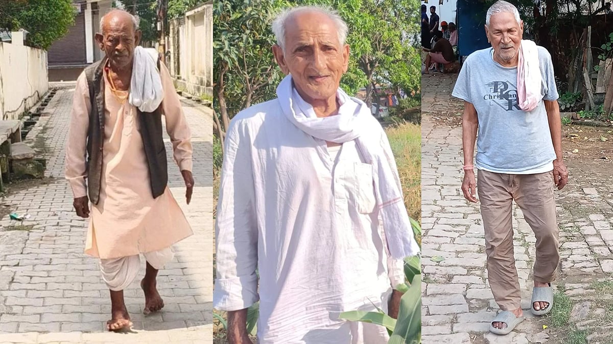 हौसला: 96 साल की उम्र, रोज नंगे पांव 16 किमी चलते हैं सत्यनारायण; चंदौली के इन बुजुर्गों के जज्बे को सलाम