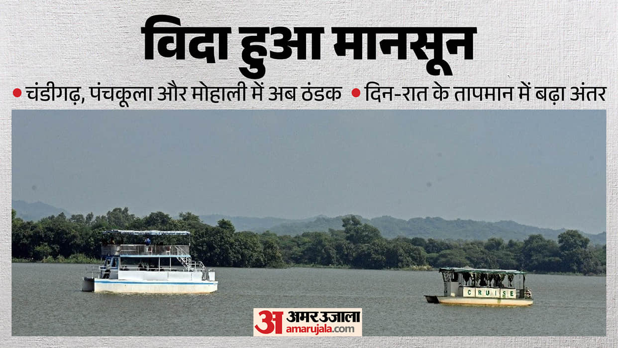 Monsoon withdraws from chandigarh panchkula mohali Seasonal rainfall 15.9% below normal