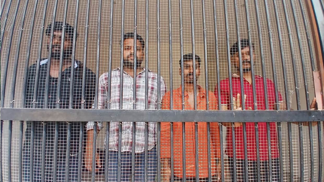 Biru Sahni, carrying a reward of 10,000, has also been arrested; two automatic pistols were recovered.