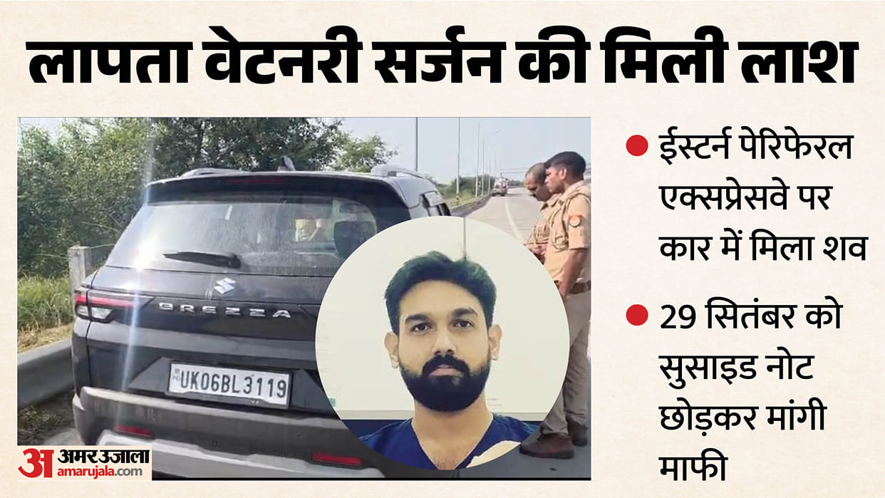 Ghaziabad Doctor Death Vet Surgeon Found Dead in Car, Cannula and Syringe Found