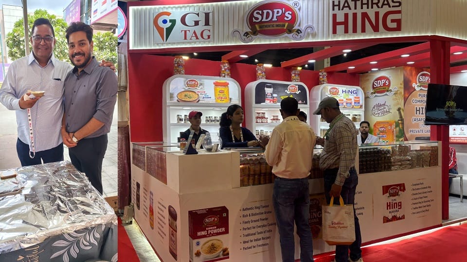 Hathras rabri and Hing at the UP International Trade Show