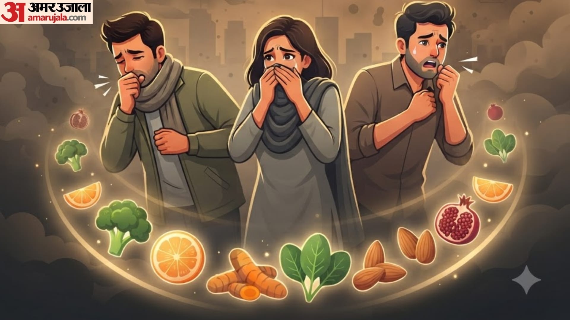 how to Boost Immunity in hindi perfect diet for delhi ncr people while pollution increase