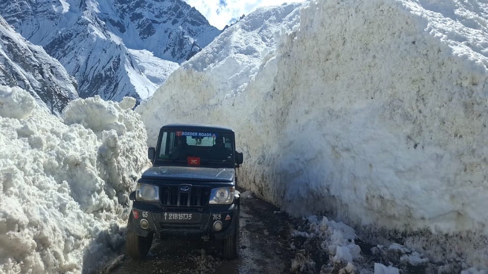 After the BRO opened the road One thousand pilgrims left for Kailash Darshan