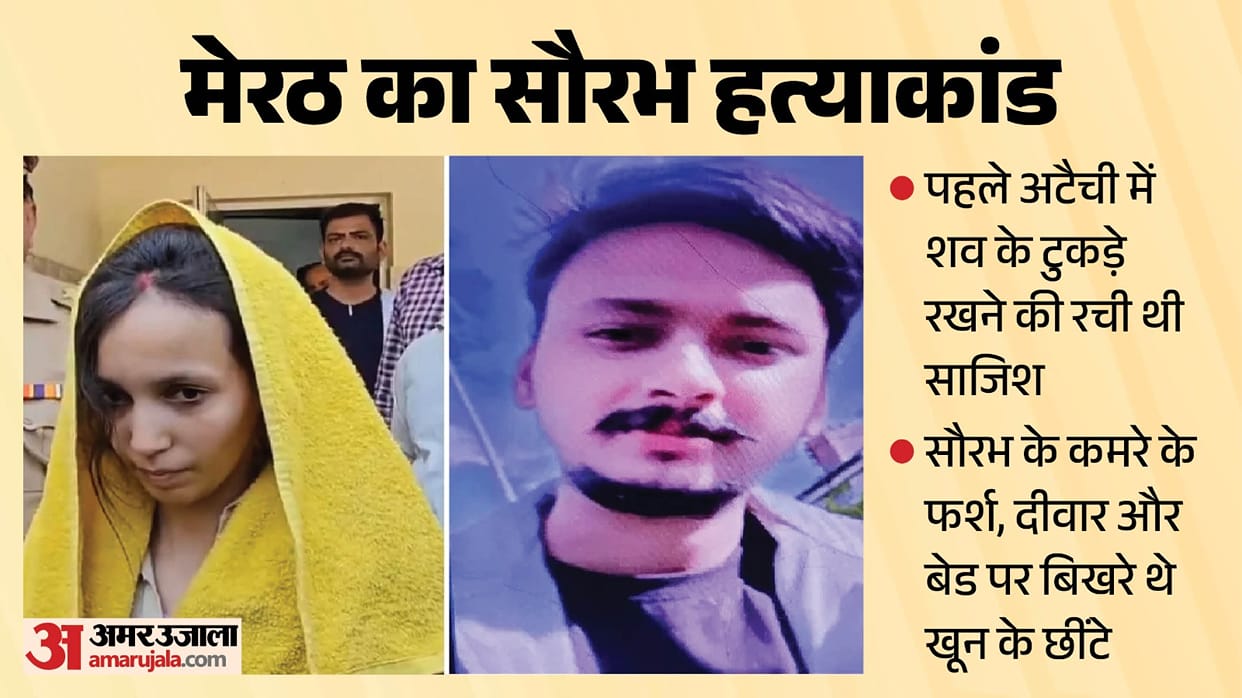 Meerut Blue Drum case plot hatched to place Saurabh Rajput body parts in suitcase before using blue drum