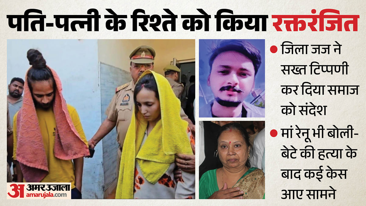मेरठ का सौरभ हत्याकांड: मुस्कान और साहिल की सजा बनेगी नजीर, जज ने दिनभर किया मंथन; तीन मिनट में दिया दोषी करार