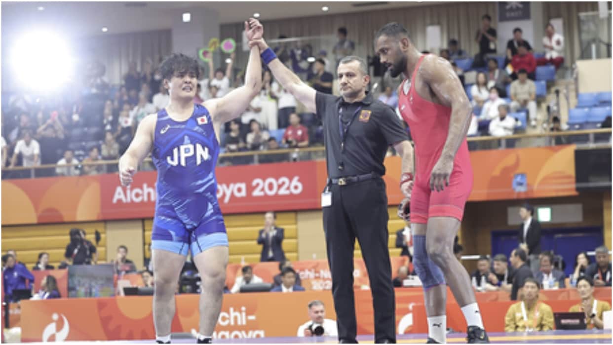 Asian Games 2026: Nitesh Siwach Wins Historic Silver in Greco-Roman Wrestling, Dedicates Medal to Father