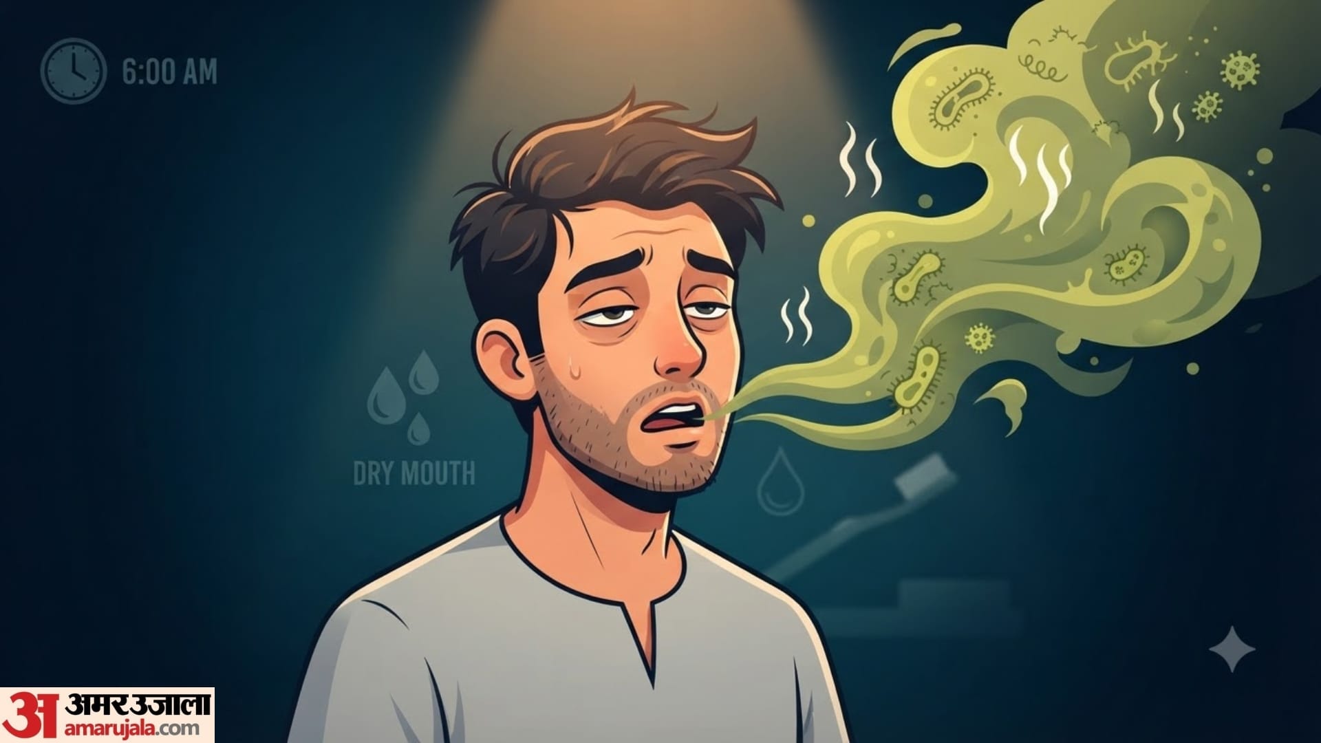 Oral Health Care causes of bad odor from mouth in morning muh ke badbu kaise dur kare