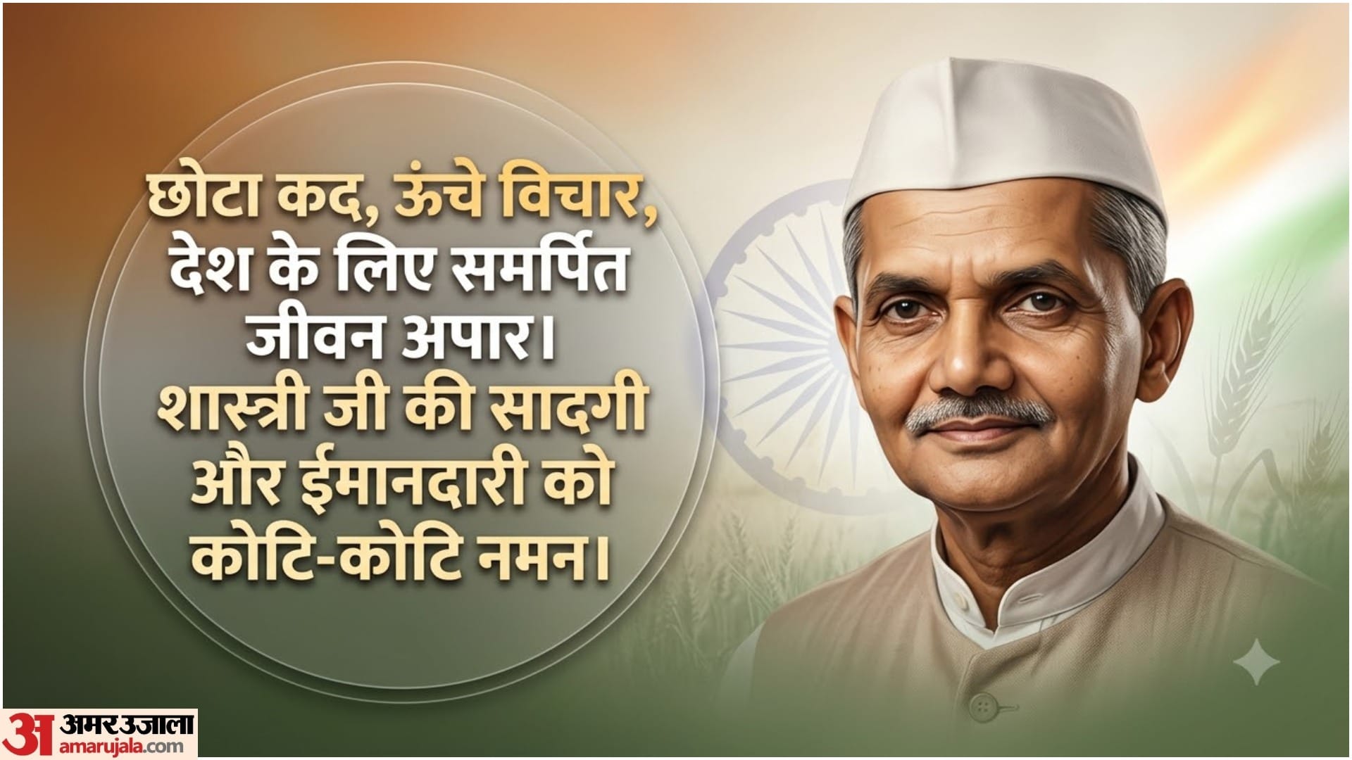 Lal Bahadur Shastri Jayanti 2026 Wishes Quotes Poems, Shayari, Messages, Patriotic Lines Social Media Status